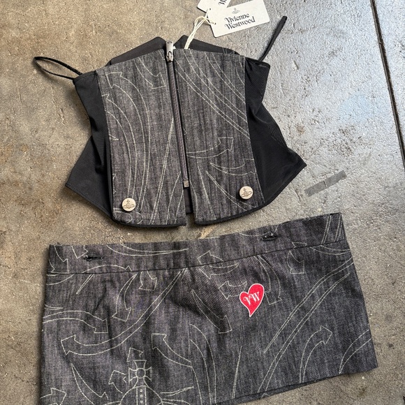 Vivienne Westwood Two Items ! Brand New 1500$ Floating Corset and Skirt - Picture 12 of 15